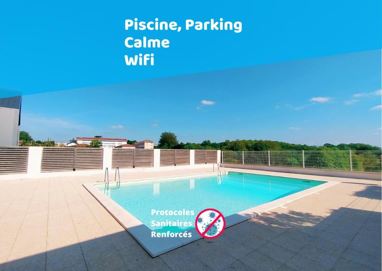 La Baignade de Montaigu, piscine et garage couvert Bayonne Extérieur photo